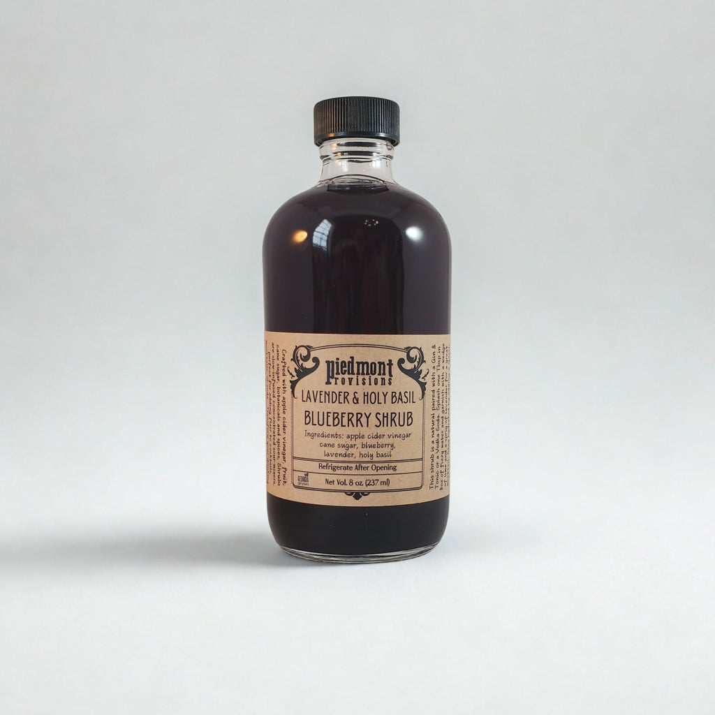 Blueberry Holy Basil Lavender Shrub