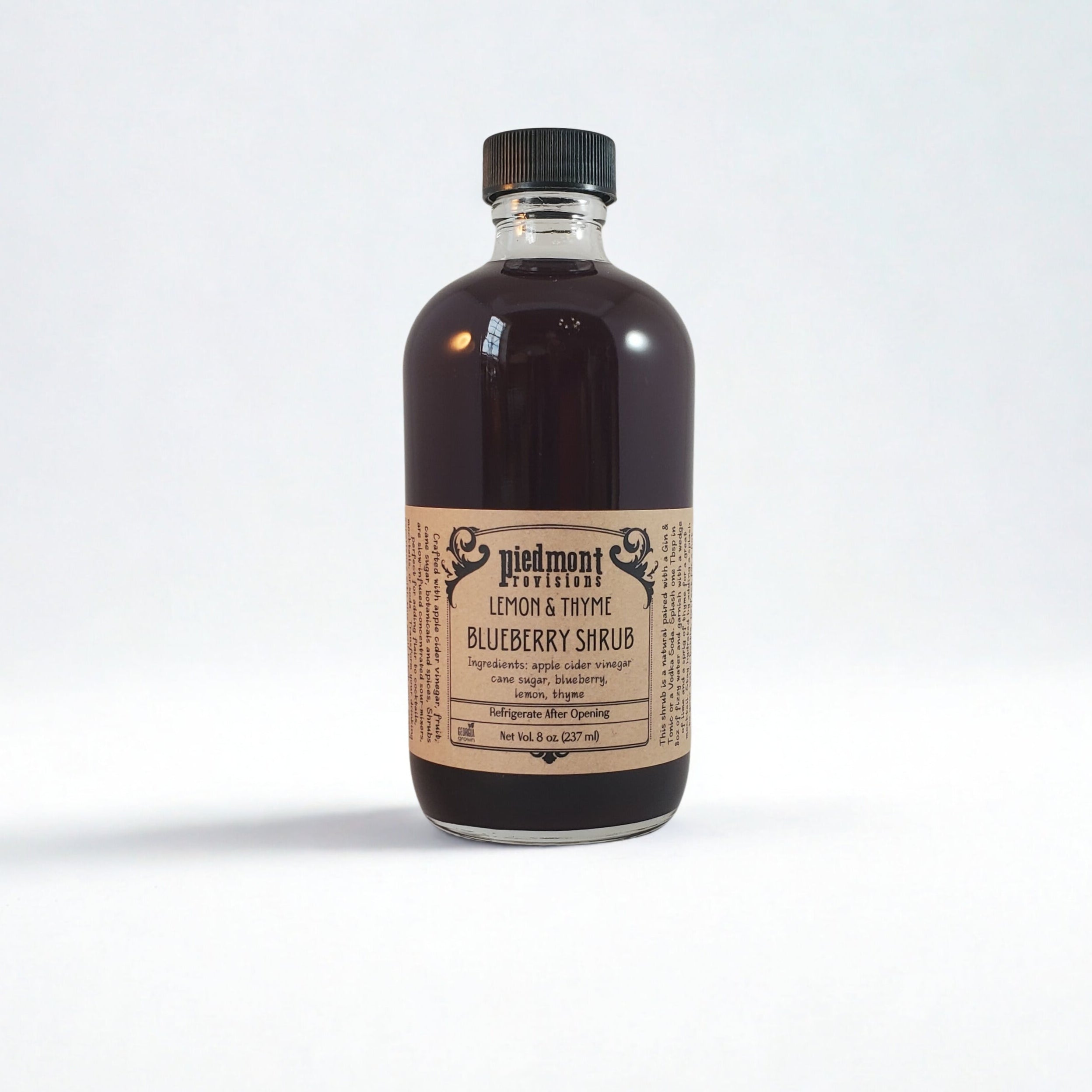 Blueberry Lemon Thyme Shrub