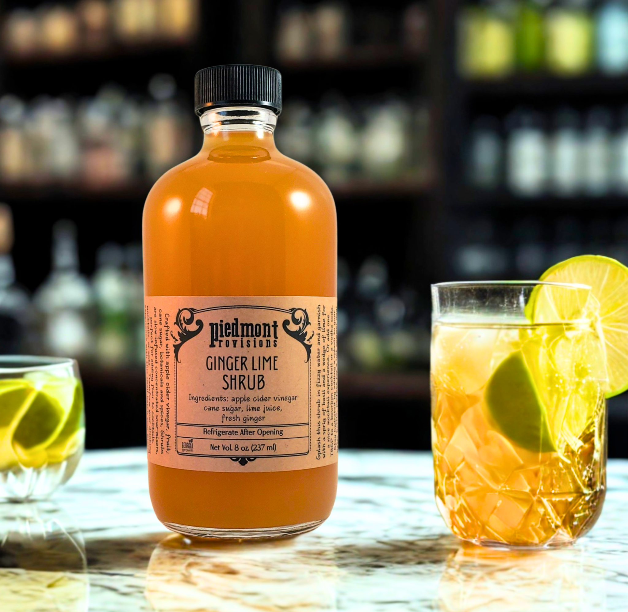 Ginger Lime Shrub Sour Mixer