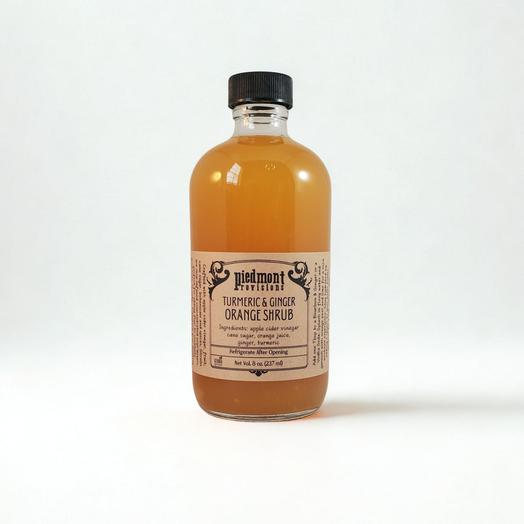 Orange Turmeric Ginger Shrub