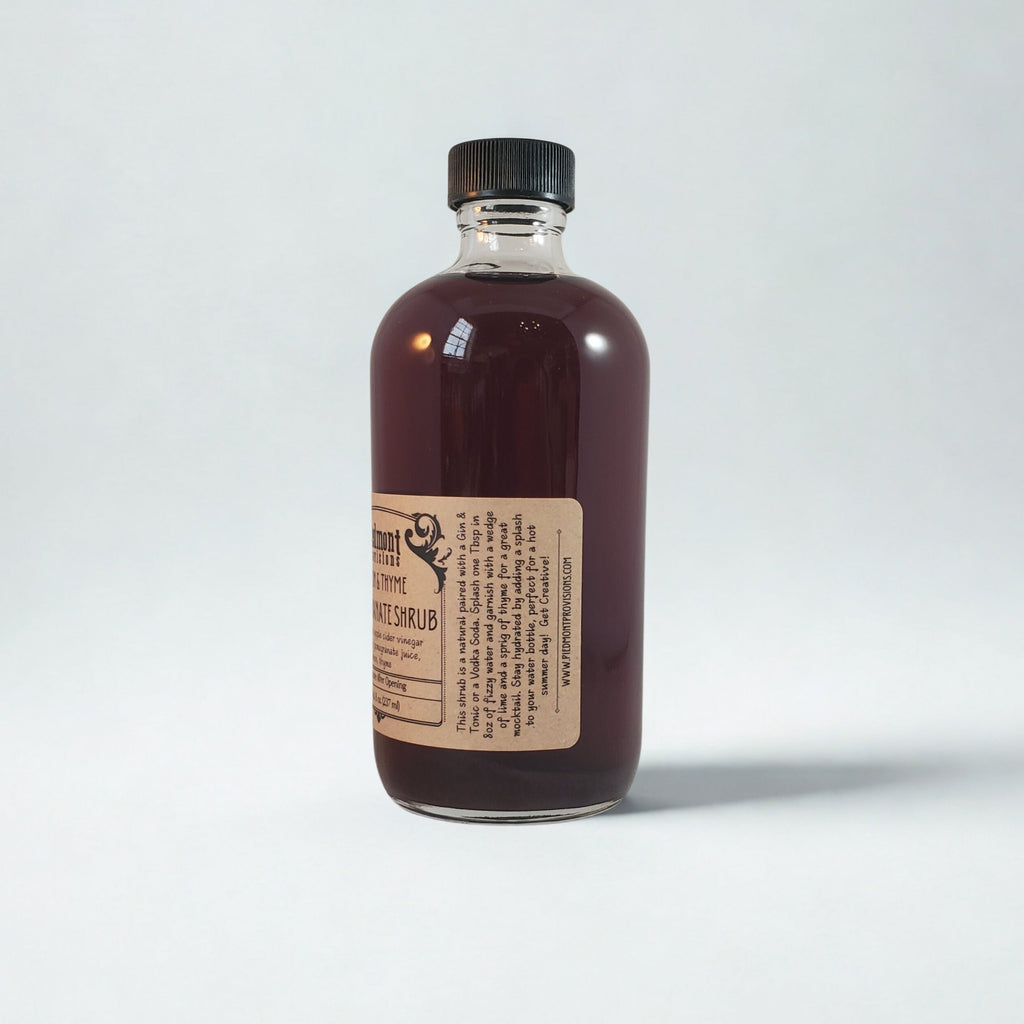 Pomegranate Lemon Thyme Shrub