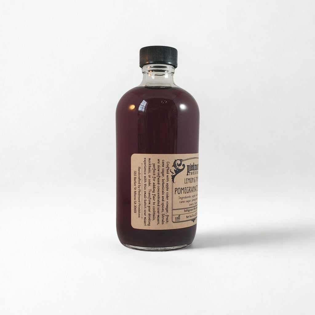 Pomegranate Lemon Thyme Shrub