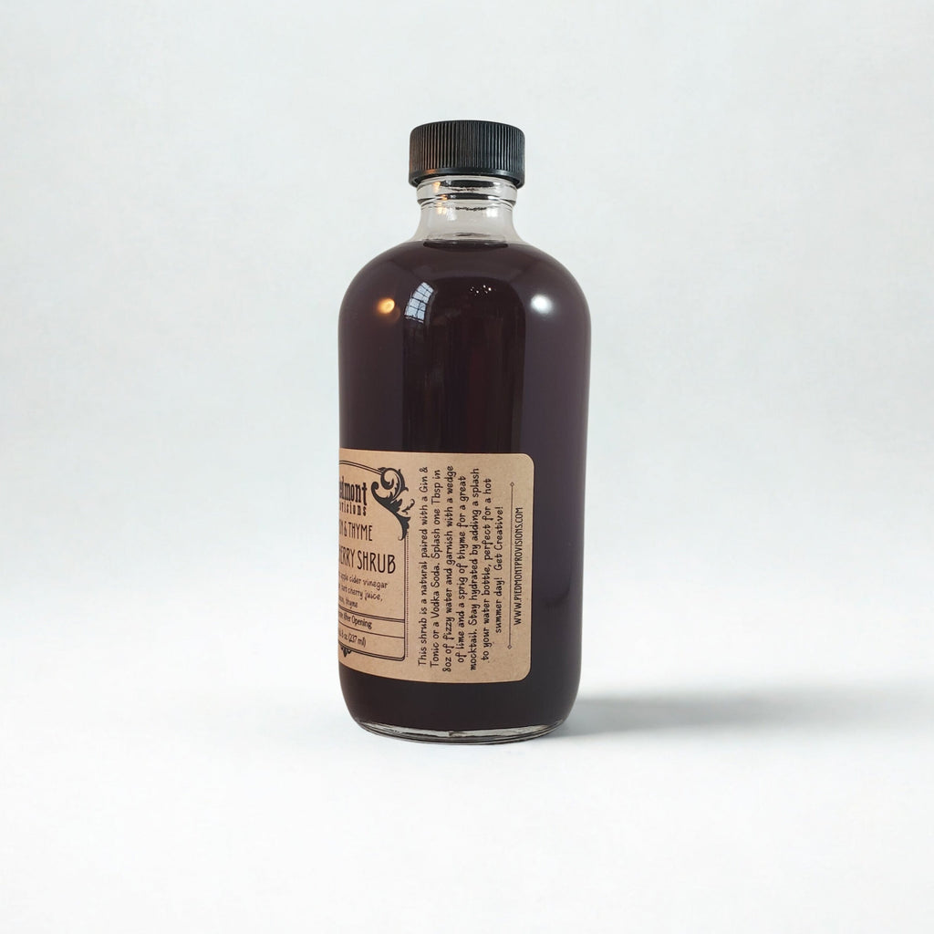 Tart Cherry Lemon & Thyme Shrub