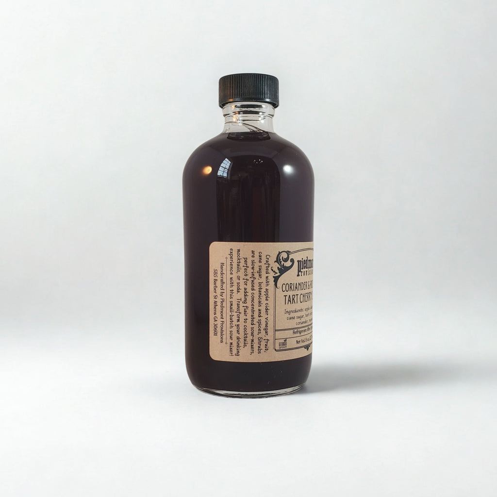 Tart Cherry Coriander & Rosemary Shrub